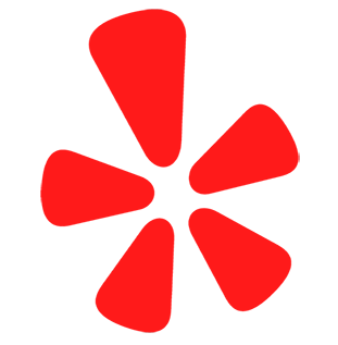 red yelp logo icon